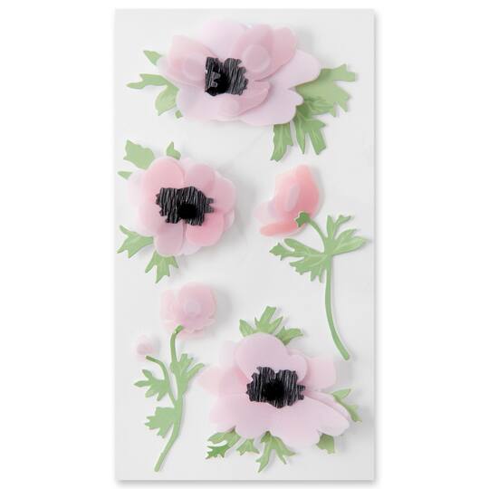 12 Pack: Anemone Flower Stickers by Recollections™